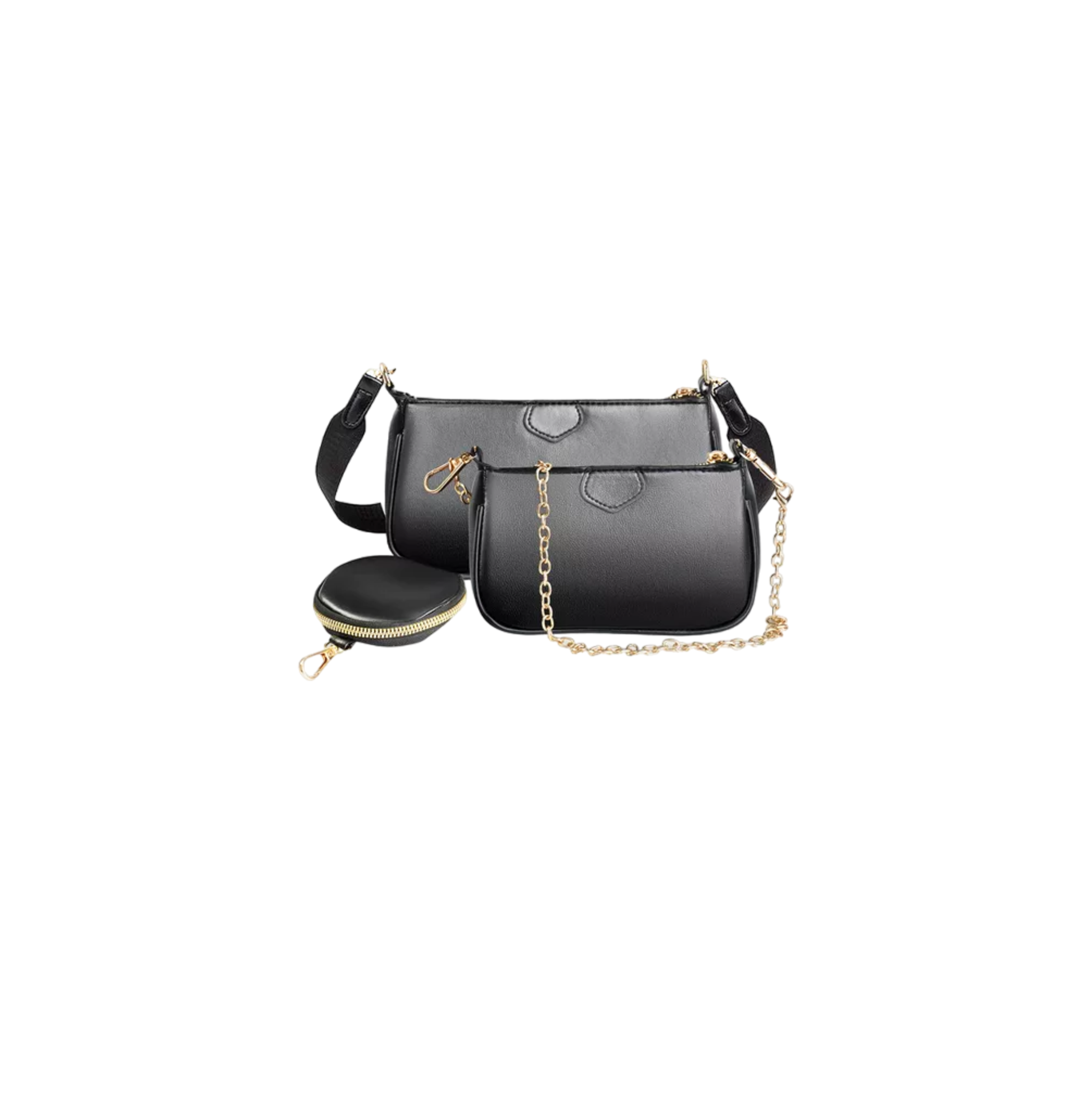 Foto 2 pulgar | Bolsa 3 en 1 Belug Negra para Mujer