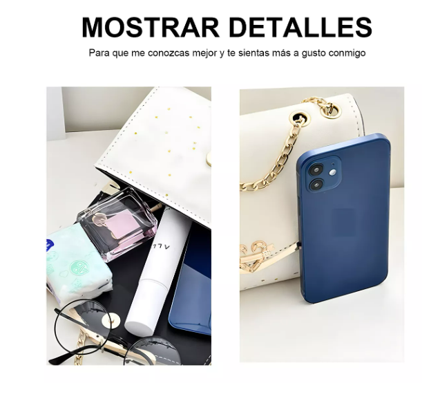 Foto 4 pulgar | Bolso De Mano Para Mujer Crossbody Exquisit Cuadrado Pequeño Wünd