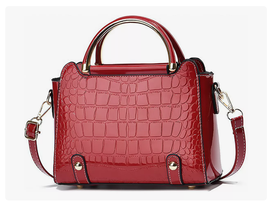 Foto 2 pulgar | Bolsa Bandolera Mujer Moda Cartera Crossbody Tote Hombro Color Vino Wünd