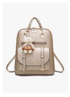 Foto 1 | Mochila Escolar Ninzi Qiqi-fxw033 Fxw033 Color Dorado Wünd