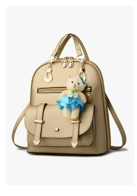 Foto 2 | Mochila Escolar Ninzi Qiqi-fxw033 Fxw033 Color Dorado Wünd