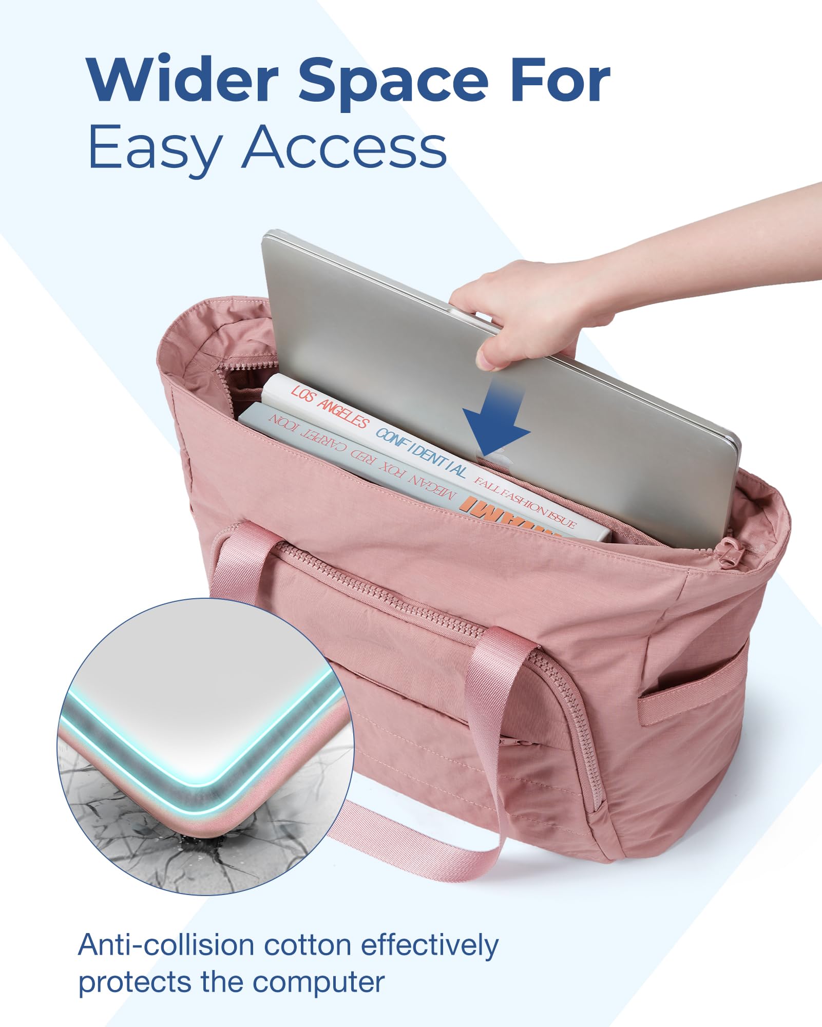 Foto 5 pulgar | Bolso Bagsmart para Mujer Ligero con Compartimentos - Venta Internacional