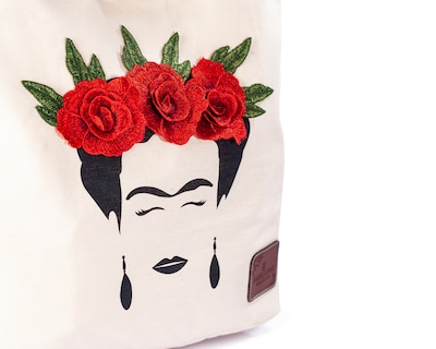 Foto 5 | Bolso A Ángelozano Tipo Shopper De Manta Modelo Frida
