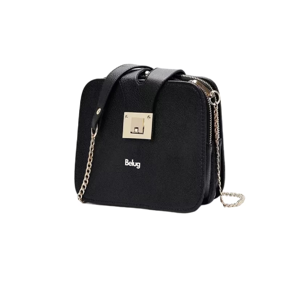 Foto 2 pulgar | Bolso Bandolera Para Mujer Con Hebilla Metálica  Belug, Negro