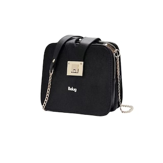 Foto 1 | Bolso Bandolera Para Mujer Con Hebilla Metálica Belug, Negro