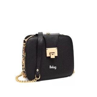 Foto 4 | Bolso Bandolera Para Mujer Con Hebilla Metálica Belug, Negro