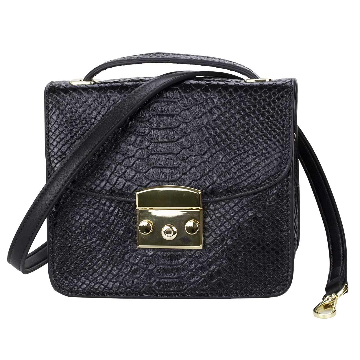Foto 3 | Bolso Bandolera De Repuesto Con Correa Para Monedero, Piel Negra - Venta Internacional.