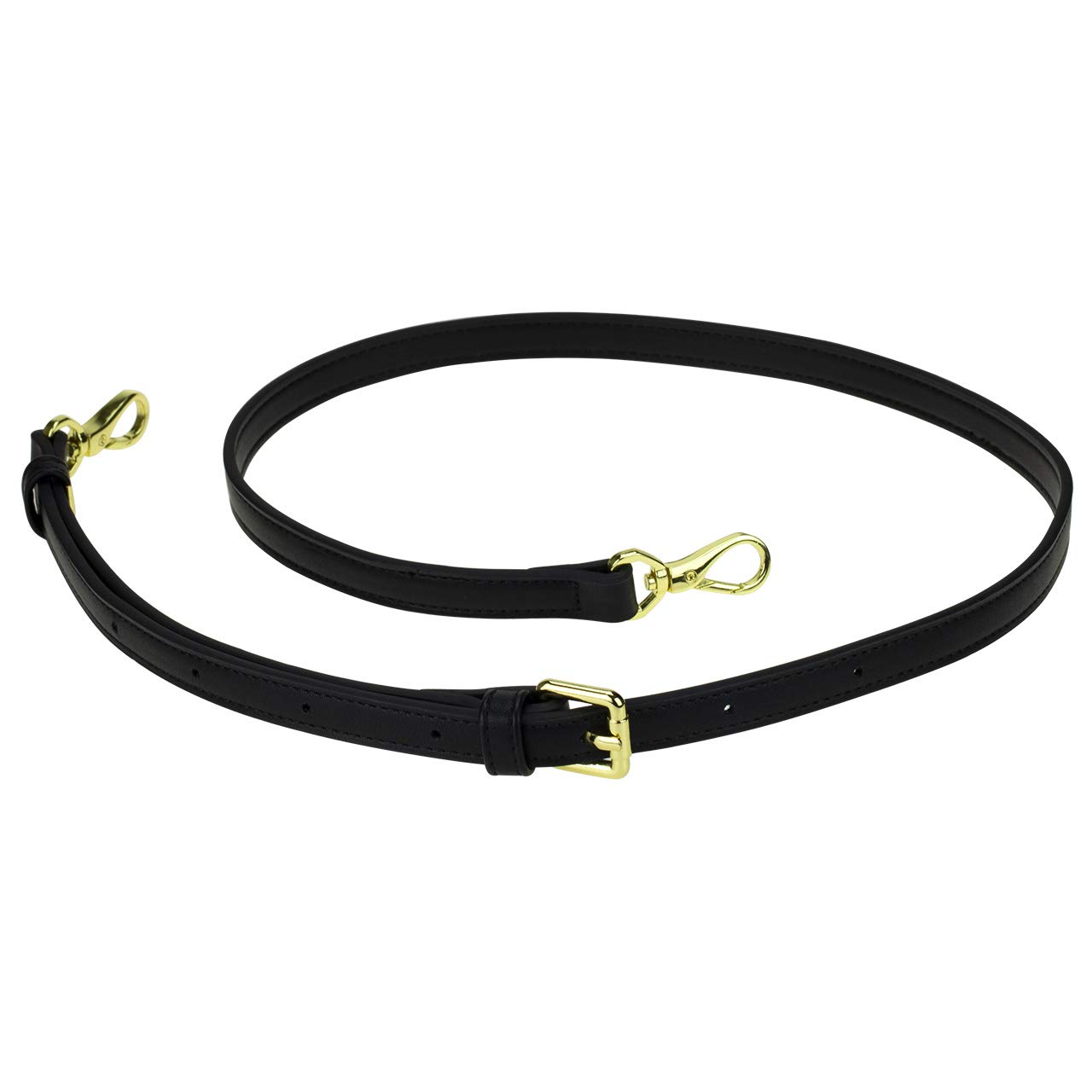 Foto 5 pulgar | Bolso Bandolera De Repuesto Con Correa Para Monedero, Piel Negra - Venta Internacional.