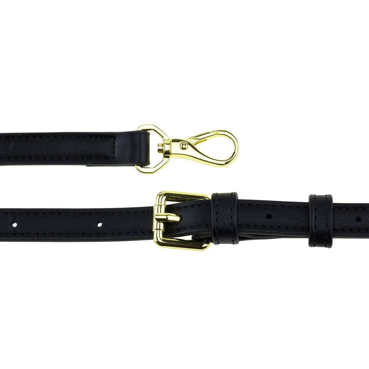 Foto 6 pulgar | Bolso Bandolera De Repuesto Con Correa Para Monedero, Piel Negra - Venta Internacional.