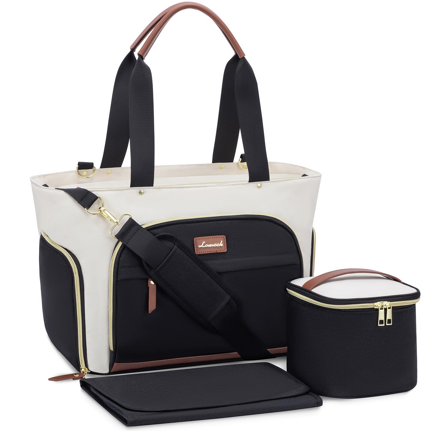 Bolsa Para Sacaleches Lovevook, Bolsa Para Pañales Con Enfriador Y Almohadilla - Venta Internacional.