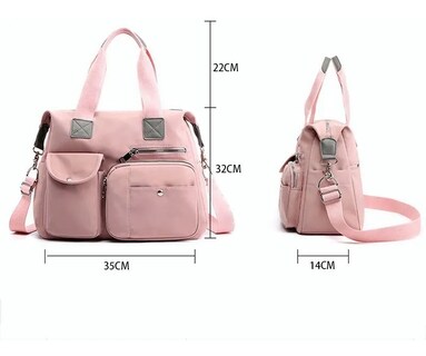 Foto 2 | Bolso Multifuncional Para Mujer Rosa
