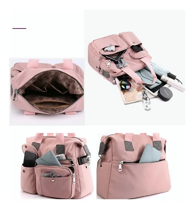 Foto 4 pulgar | Bolso Multifuncional Para Mujer Rosa
