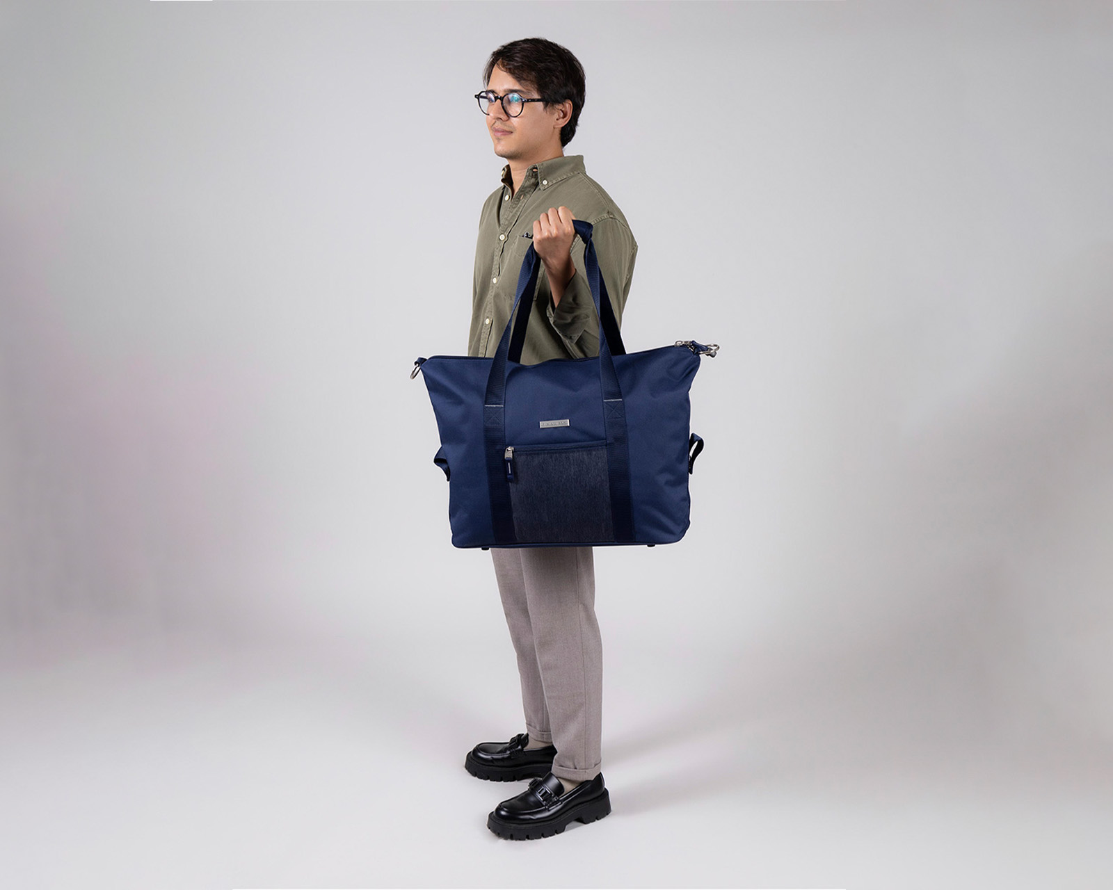 Foto 8 | Valija Mediana Chenson Pro Para Hombre Heri Azul