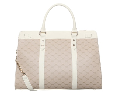 Foto 3 | Bolsa Satchel Westies Hbokisukewe Blanca Sintética