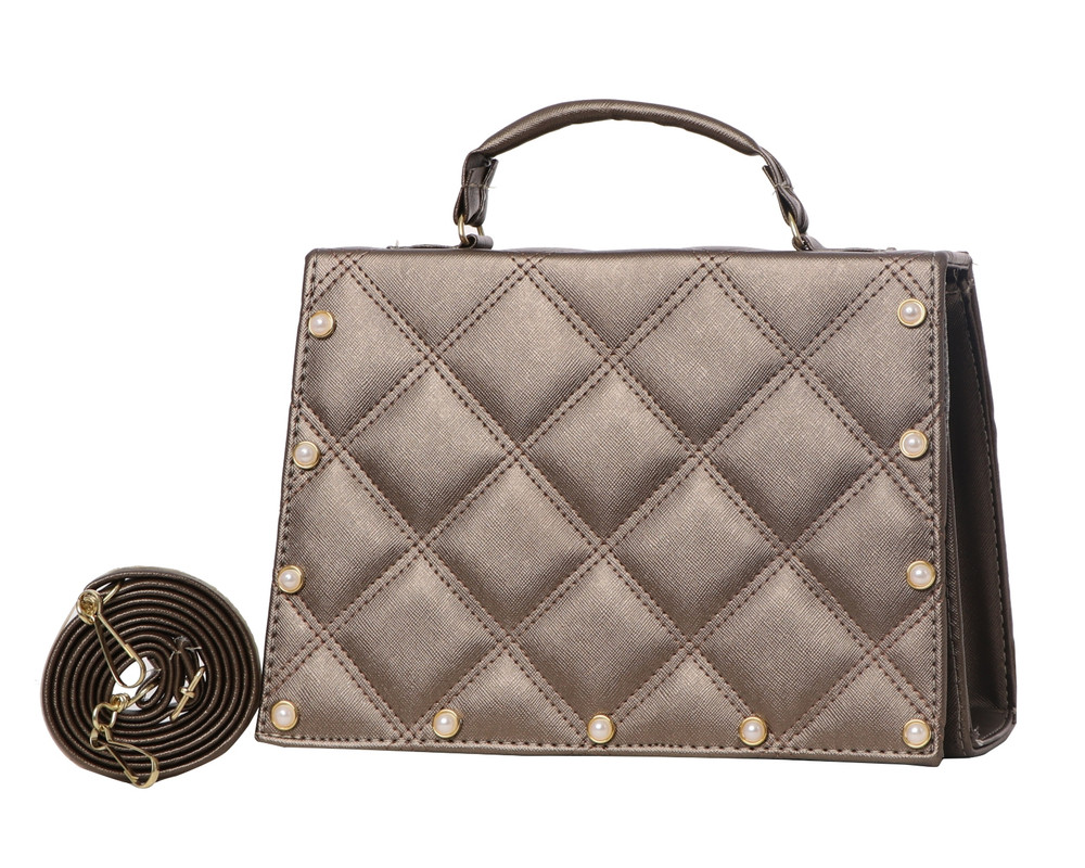 Bolsa Satchel Fana F-2977 Tania Gris