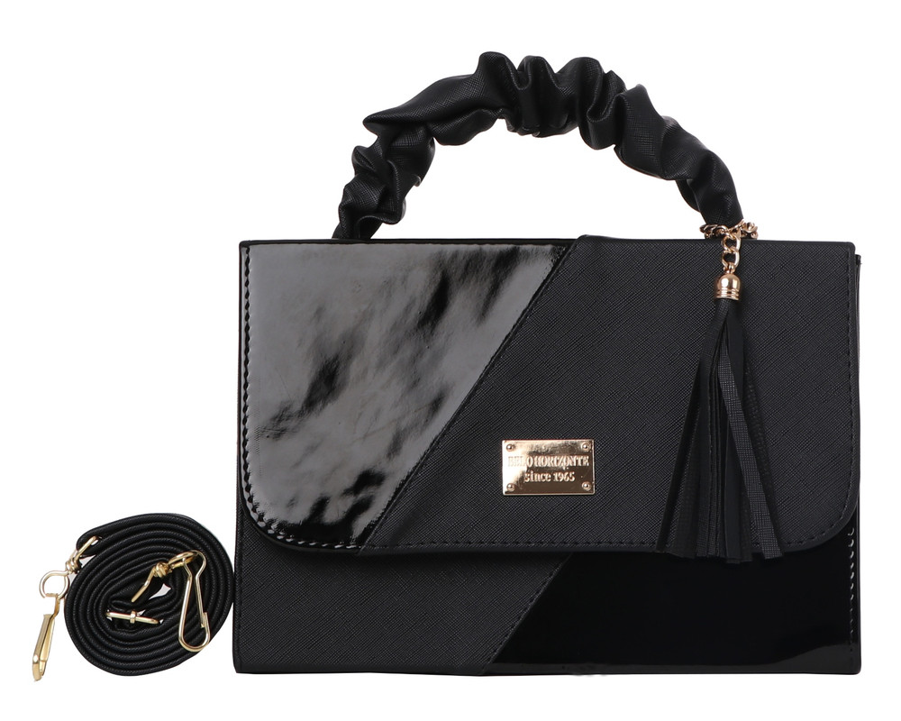 Bolsa Satchel Casual Fana F-3026 Greta Negro