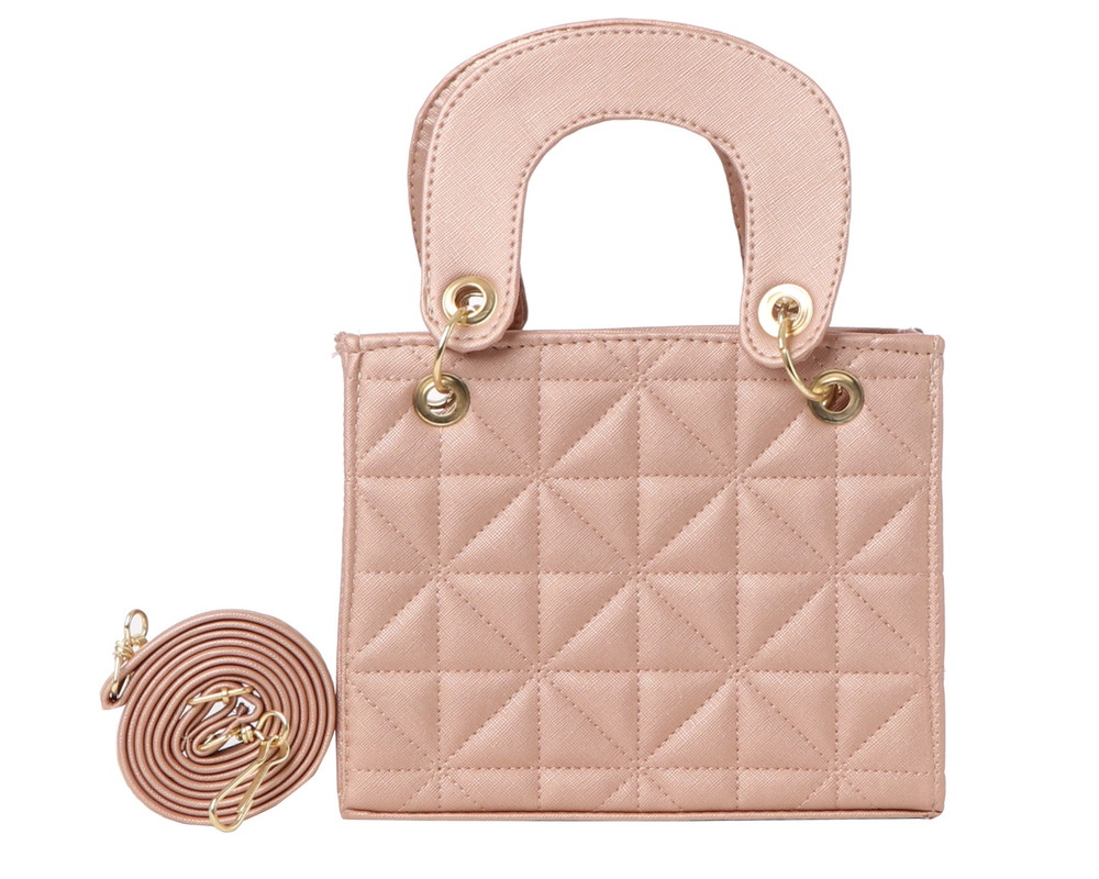 Bolsa Satchel Casual Fana Hada Mini color Dorado F-3008