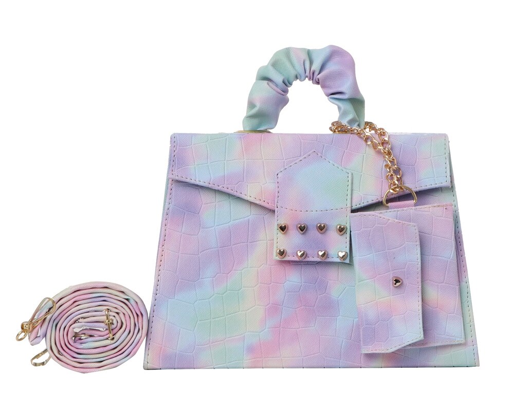 Bolsa Satchel de Moda Fana F-2957 Luna Multicolor $395