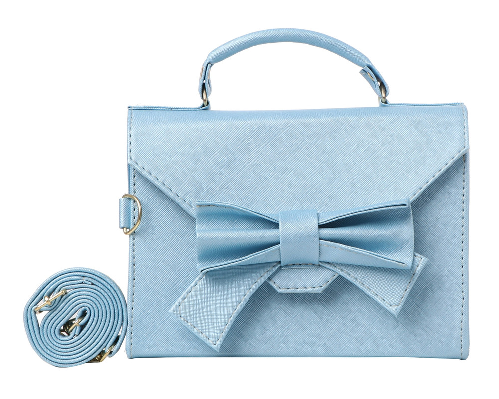Bolsa Satchel Casual Fana F-3020 color Azul Rosi Mini