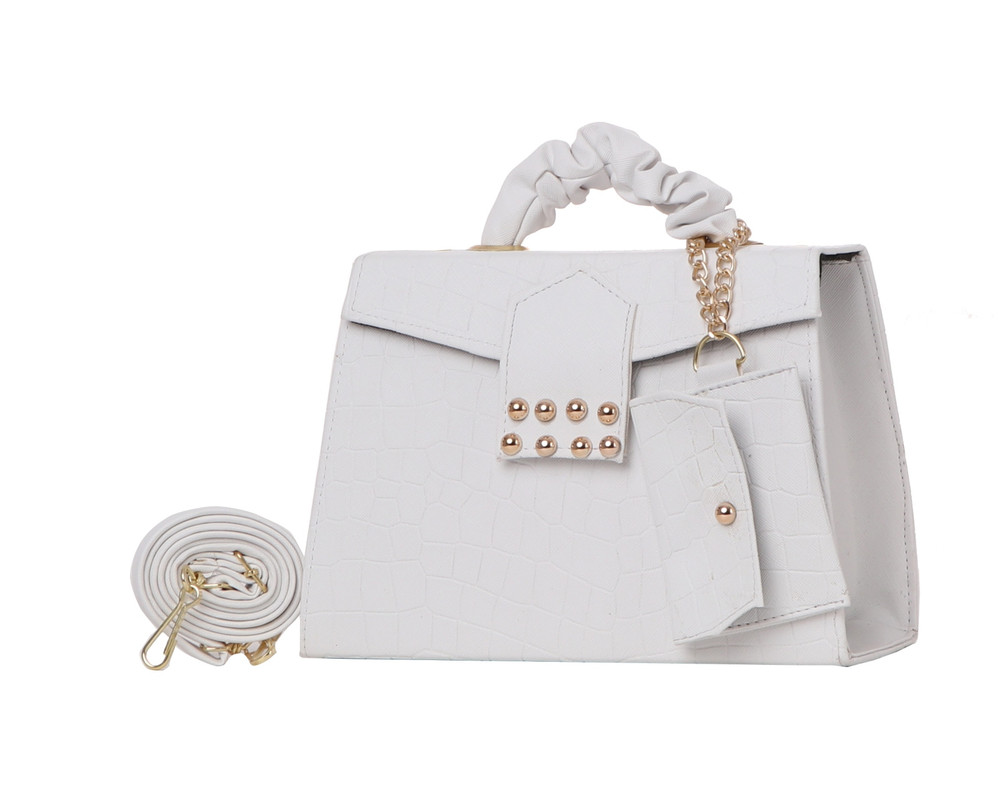 Bolsa Satchel Original Fana Luna color Blanco F-2959