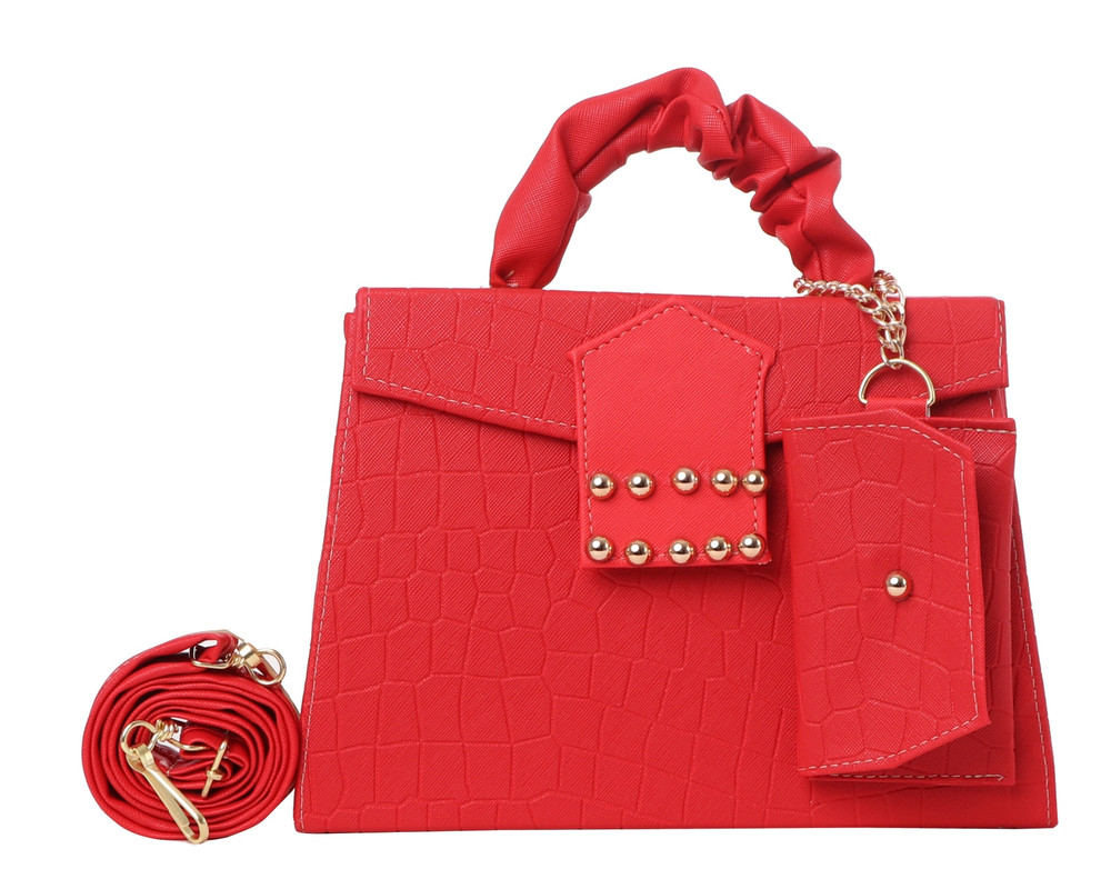 Bolsa Satchel Especial Fana F-2958 Luna Rojo