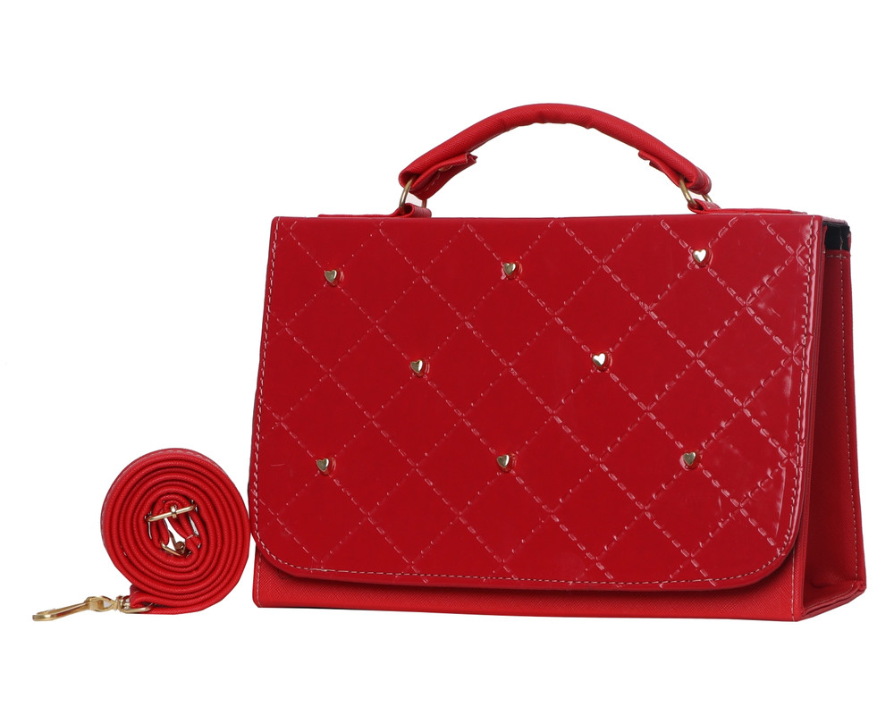 Bolsa Satchel de Moda Fana F-2981 Saday Rojo