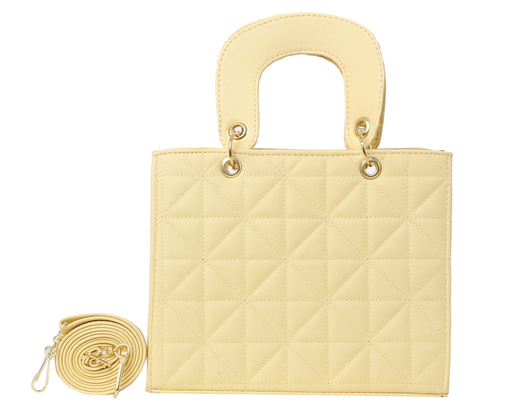 Bolsa Satchel de Calidad Fana Hada F-2998 color Amarillo