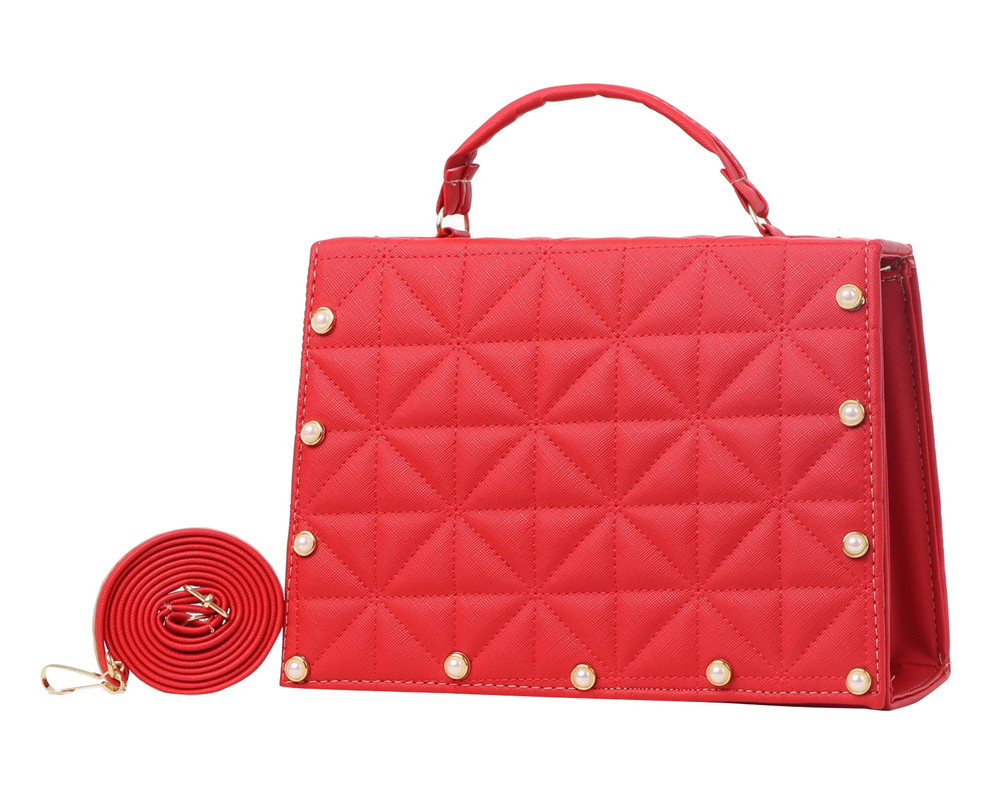 Bolsa Satchel Juvenil Fana F-2979 Tania Rojo
