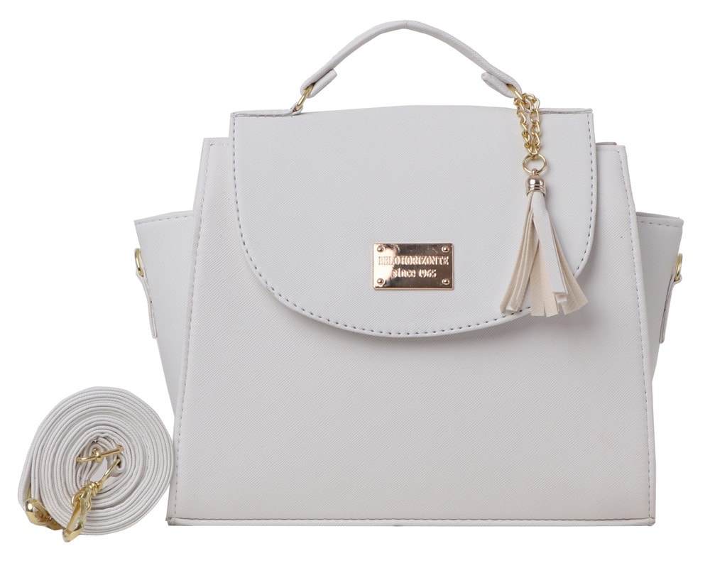 Bolsa Satchel de Moda Fana F-2993 Dalia Mini Blanco $395