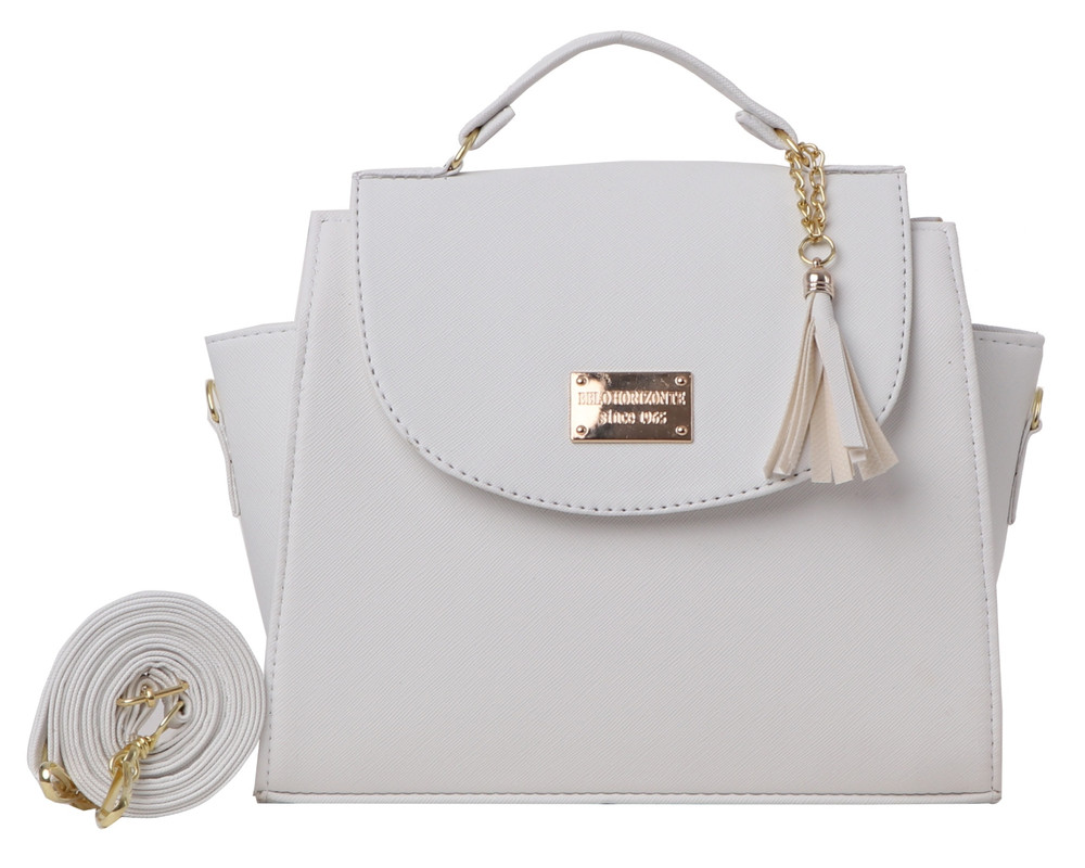 Bolsa Satchel de Moda Fana F-2993 Dalia Mini Blanco