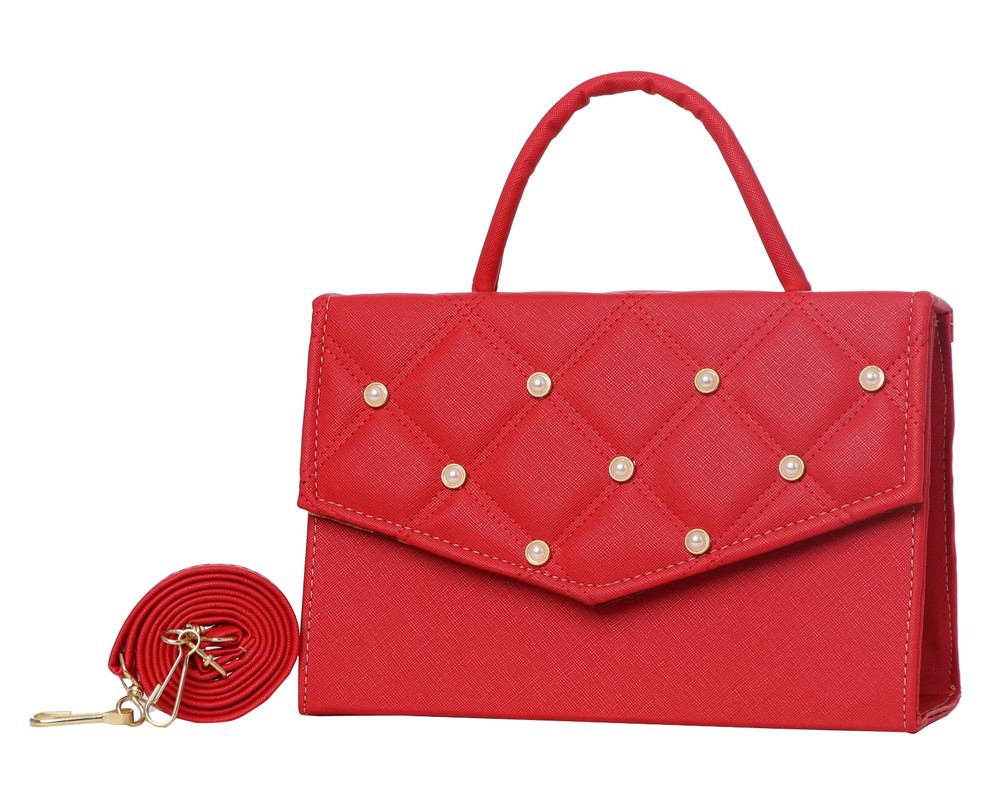Bolsa Satchel de Moda Fana F-2969 Yuli Rojo
