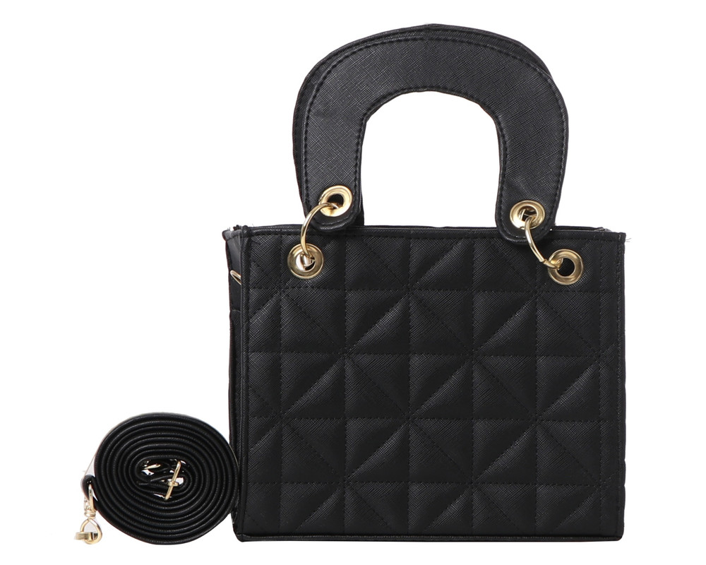Bolsa Satchel Original Fana Hada Mini color Negro F-3007