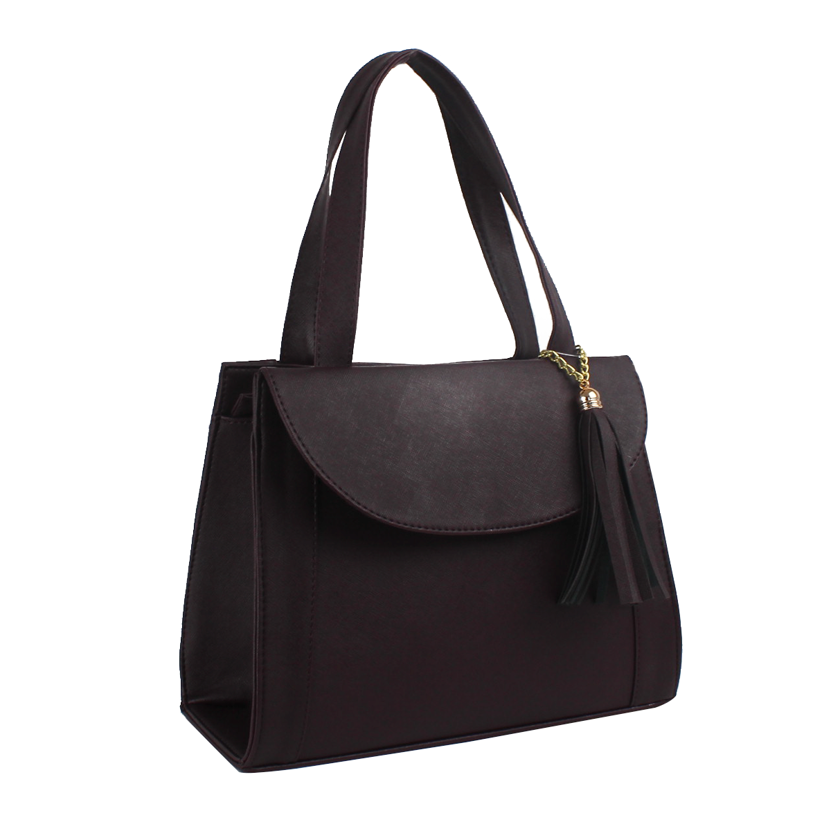 Foto 2 | Bolsa Satchel Rbcollection 141132 color Vino para Mujer