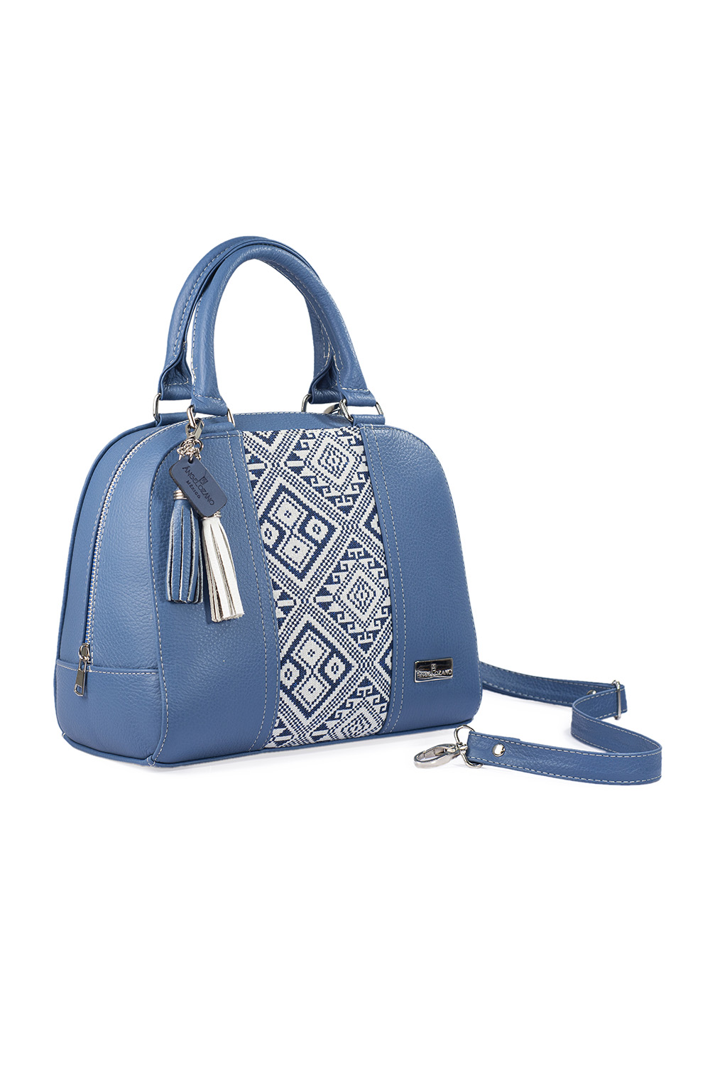 Foto 8 | Bolsa A Ángelozano color Azul para Mujer