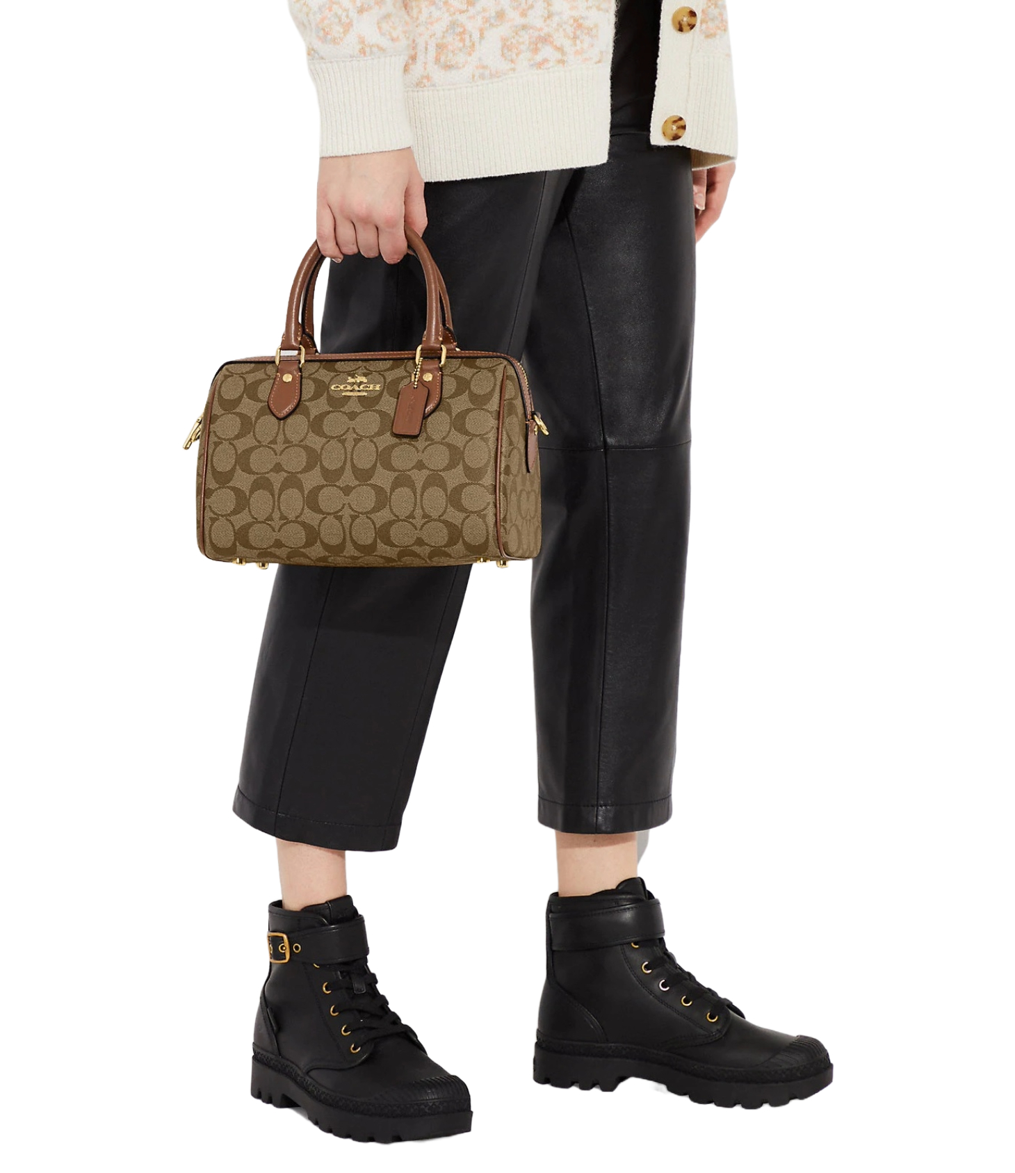 Foto 6 | Bolsa Coach Rowan Satchel Ch280 Ime74 Marrón