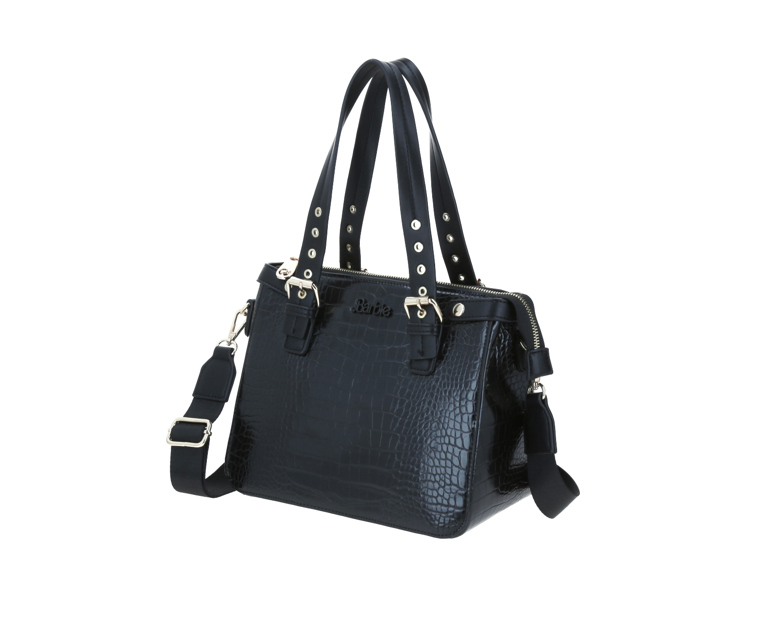 Foto 2 | Bolso de Dama Satchel Barbie By Gorett Negro Sicil Mediano