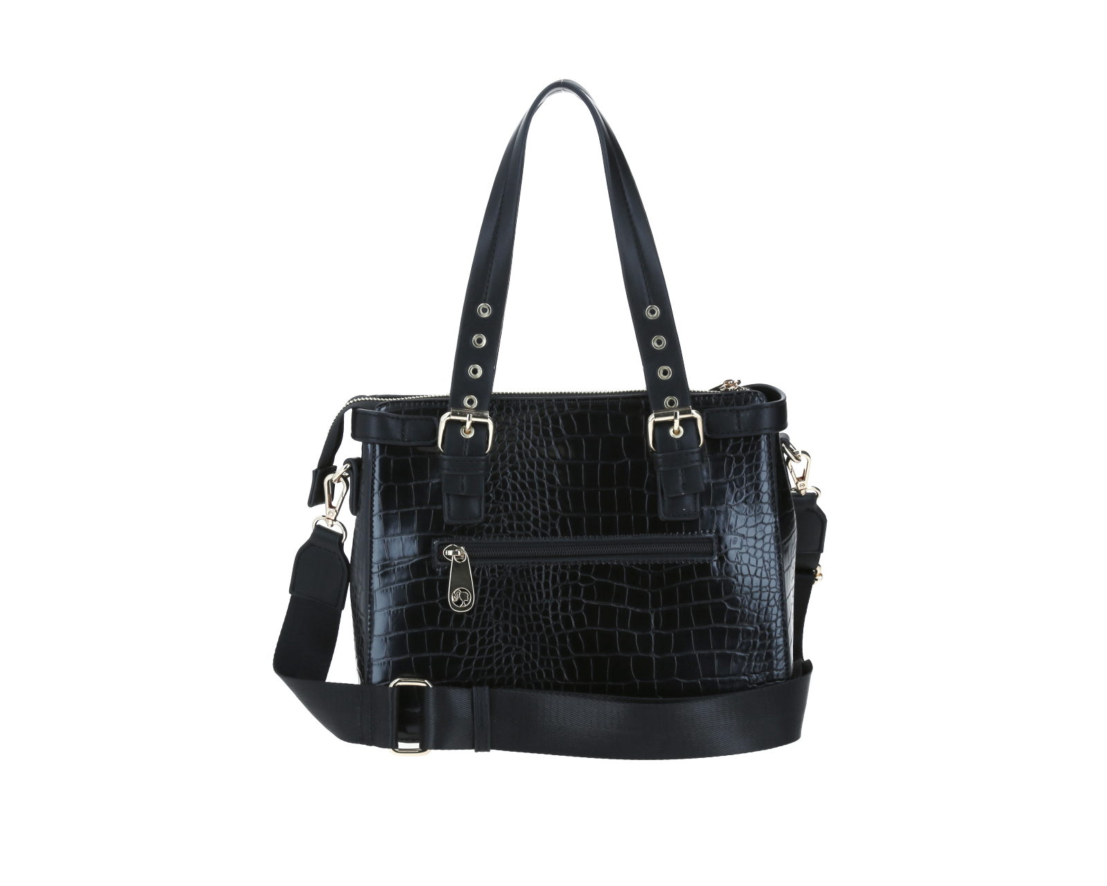 Foto 4 | Bolso de Dama Satchel Barbie By Gorett Negro Sicil Mediano