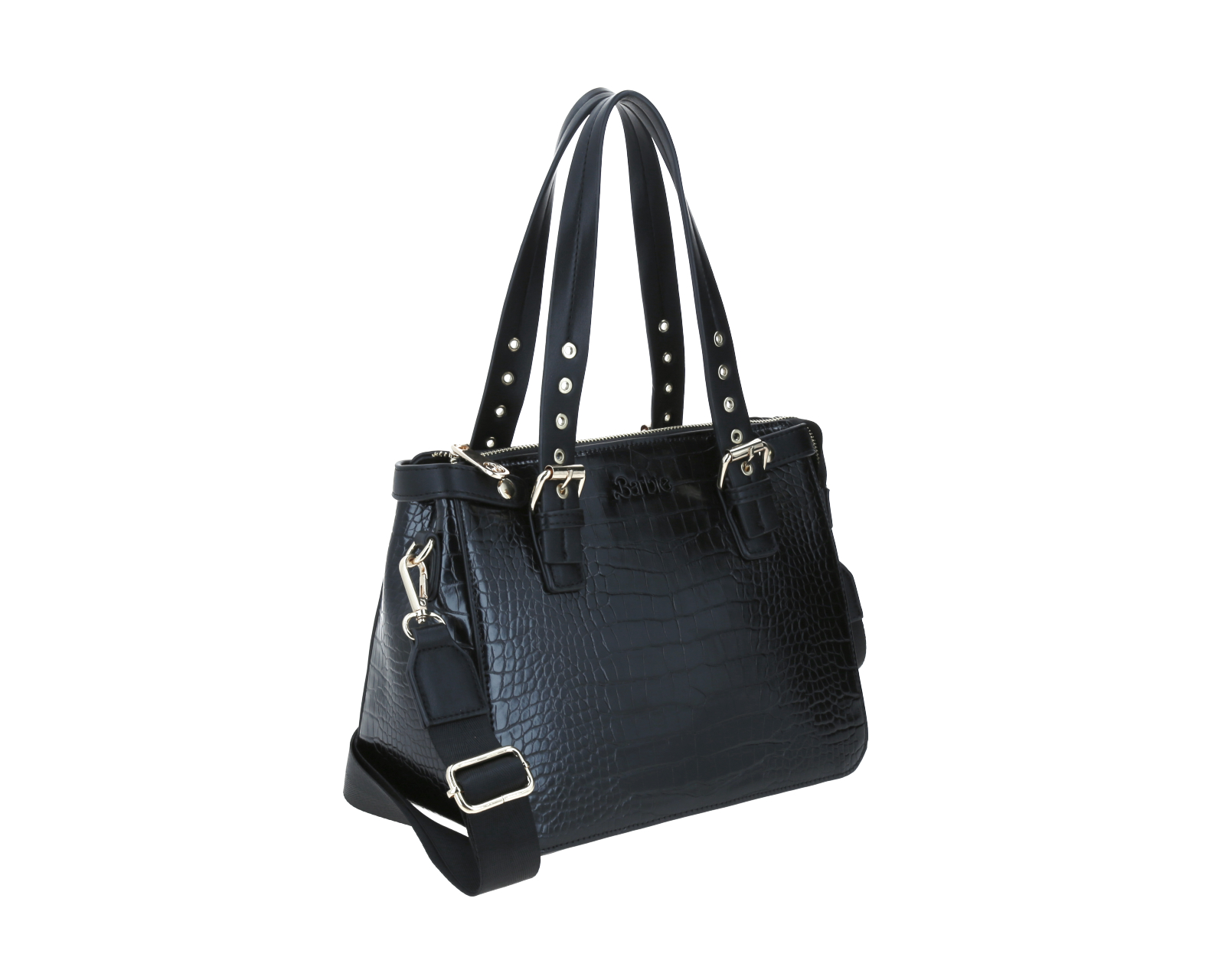 Foto 6 | Bolso de Dama Satchel Barbie By Gorett Negro Sicil Mediano