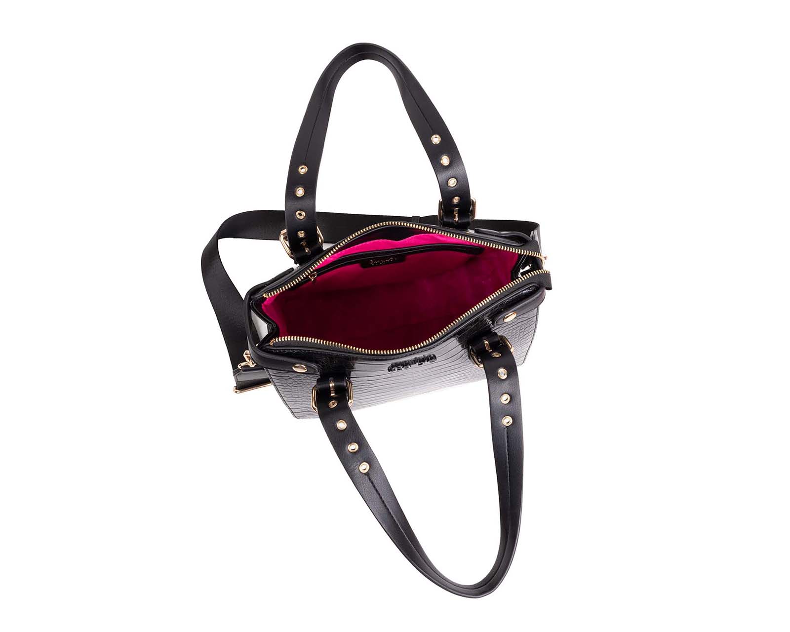 Foto 7 | Bolso de Dama Satchel Barbie By Gorett Negro Sicil Mediano