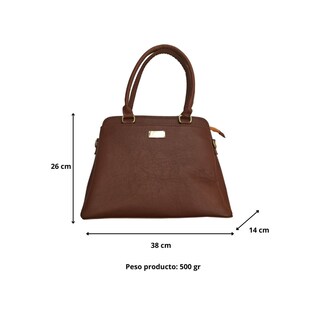 Foto 5 | Bolsa Fana Lucrecia Café 2 Divisiones