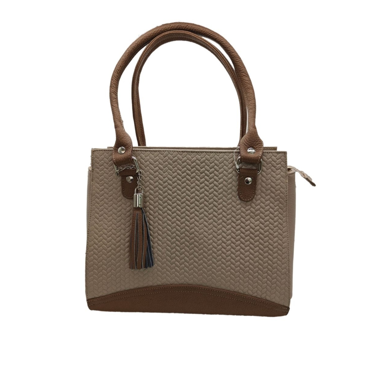 Foto 2 pulgar | Bolsa Fana Gabrielle en Piel Genuina Beige