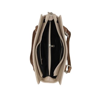 Foto 2 | Bolsa Fana Gabrielle en Piel Genuina Beige
