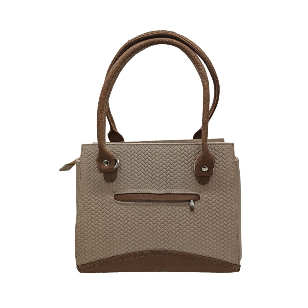 Foto 4 pulgar | Bolsa Fana Gabrielle en Piel Genuina Beige
