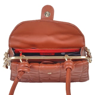 Foto 4 | Bolsa Satchel Acolchada Cadena Chunky
