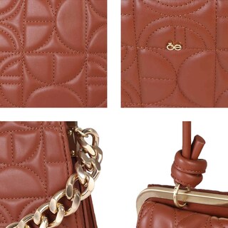 Foto 5 | Bolsa Satchel Acolchada Cadena Chunky