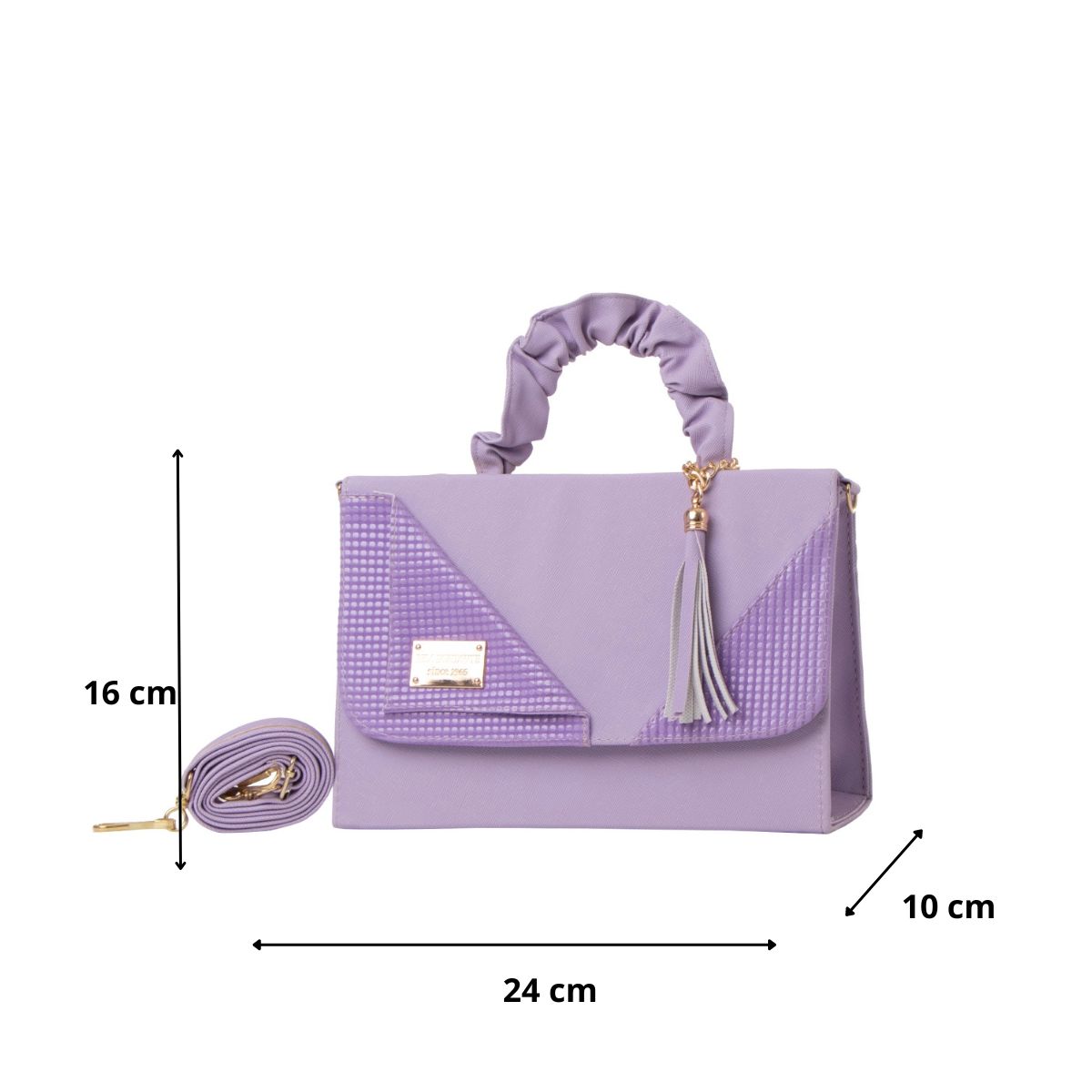 Foto 3 | Bolsa Fana Mirta Color Lila Original