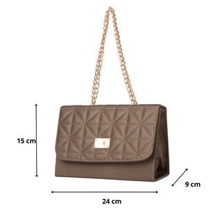 Foto 3 | Bolsa Fana Melina Color Antimonio Con Asas