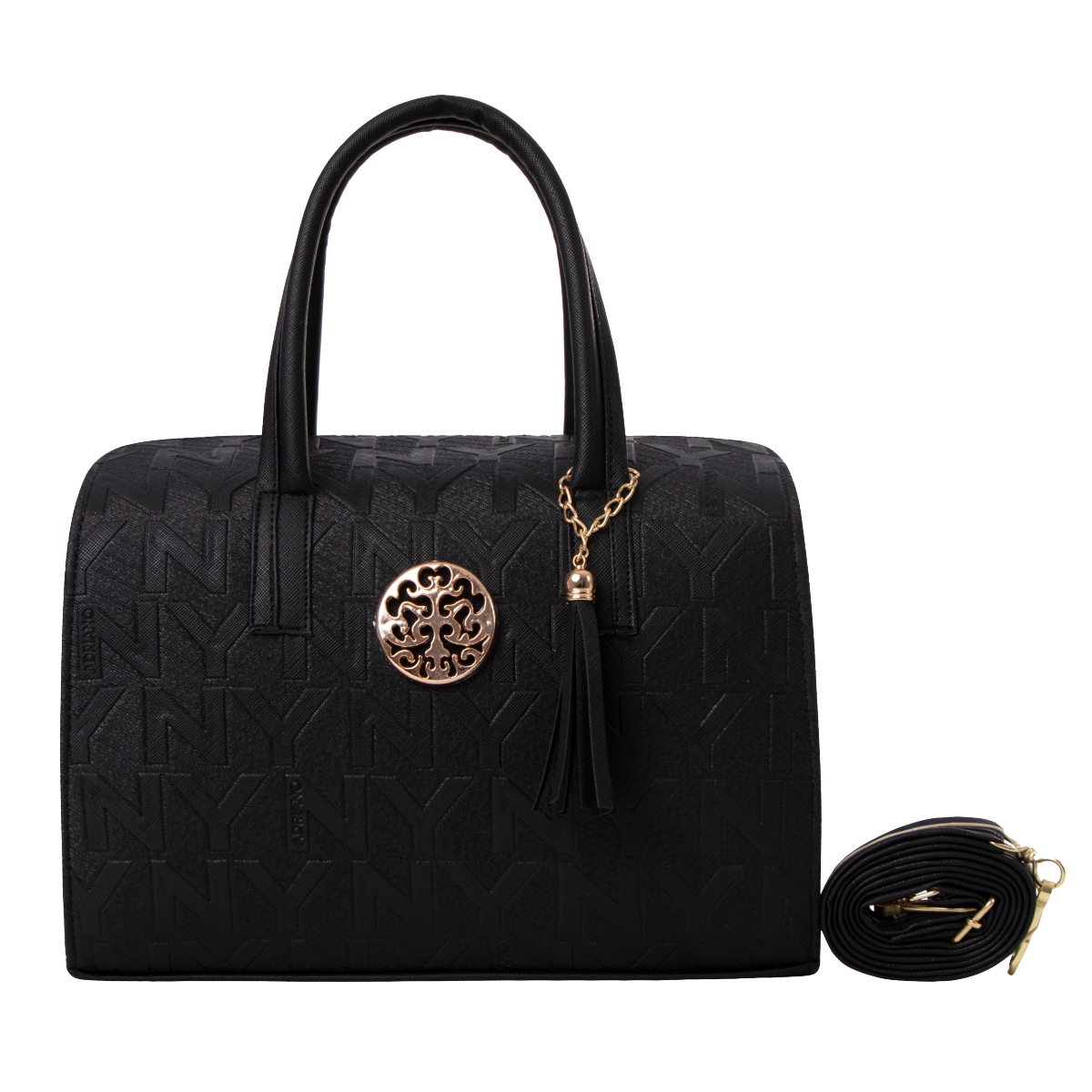 Bolsa Fana Luciana Color Negro Fina