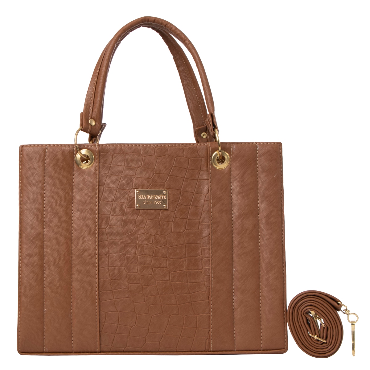 Bolsa Fana Mabel Color Camel Espectacular