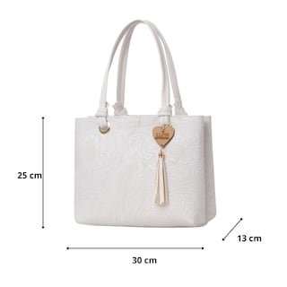 Foto 3 | Bolsa Fana Kara Color Blanco Fina